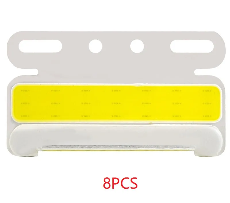 12V and 24V COB LED truck side marker light with grounded tyre light in aluminium alloy housing