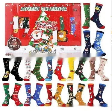 Christmas socks blind box resin craft decoration with Christmas stocking design