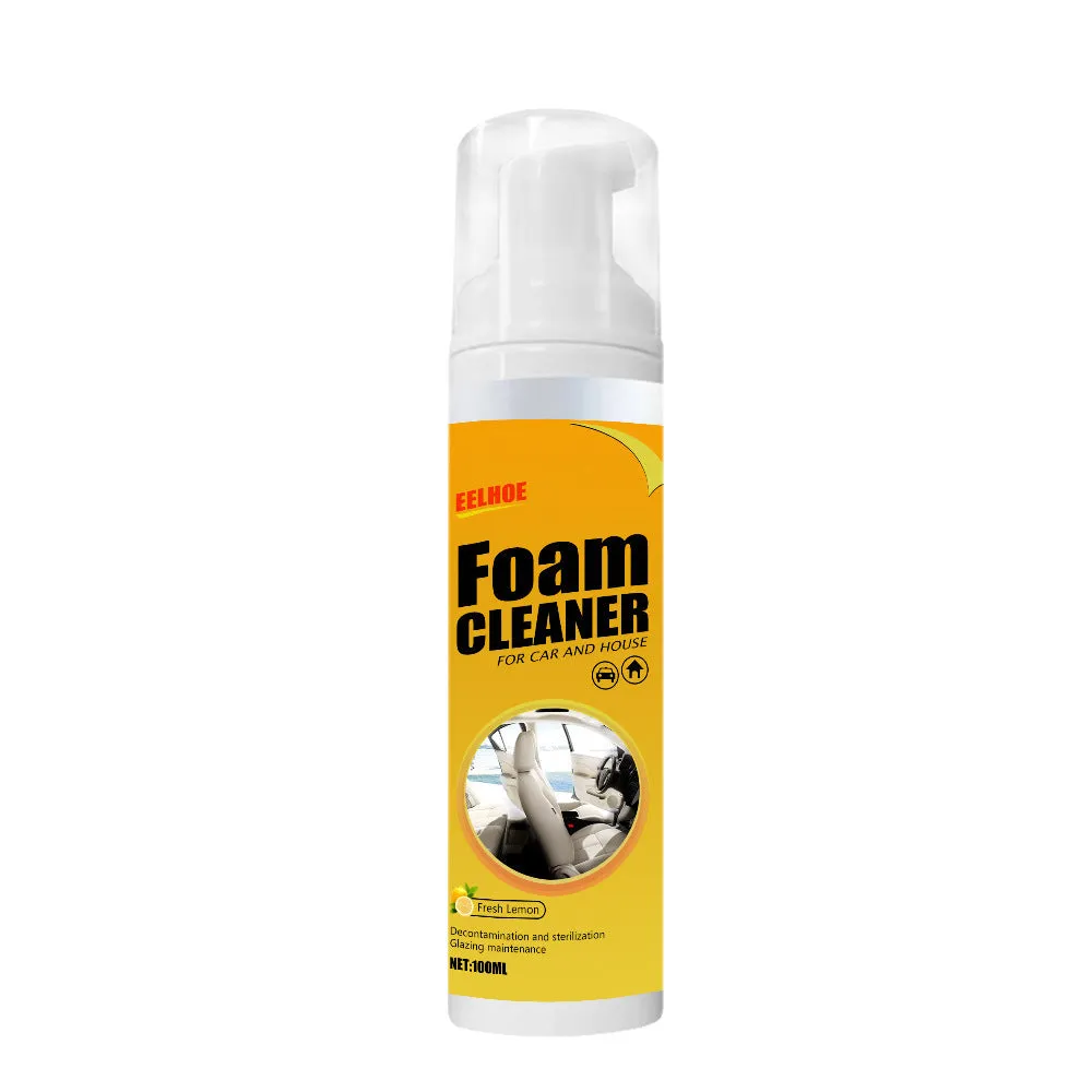 Car interior foam cleaner bottle 30ml for seats and fabric upholstery