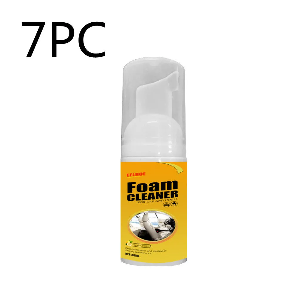 Car interior foam cleaner bottle 30ml for seats and fabric upholstery