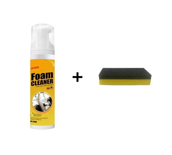 Car interior foam cleaner bottle 30ml for seats and fabric upholstery