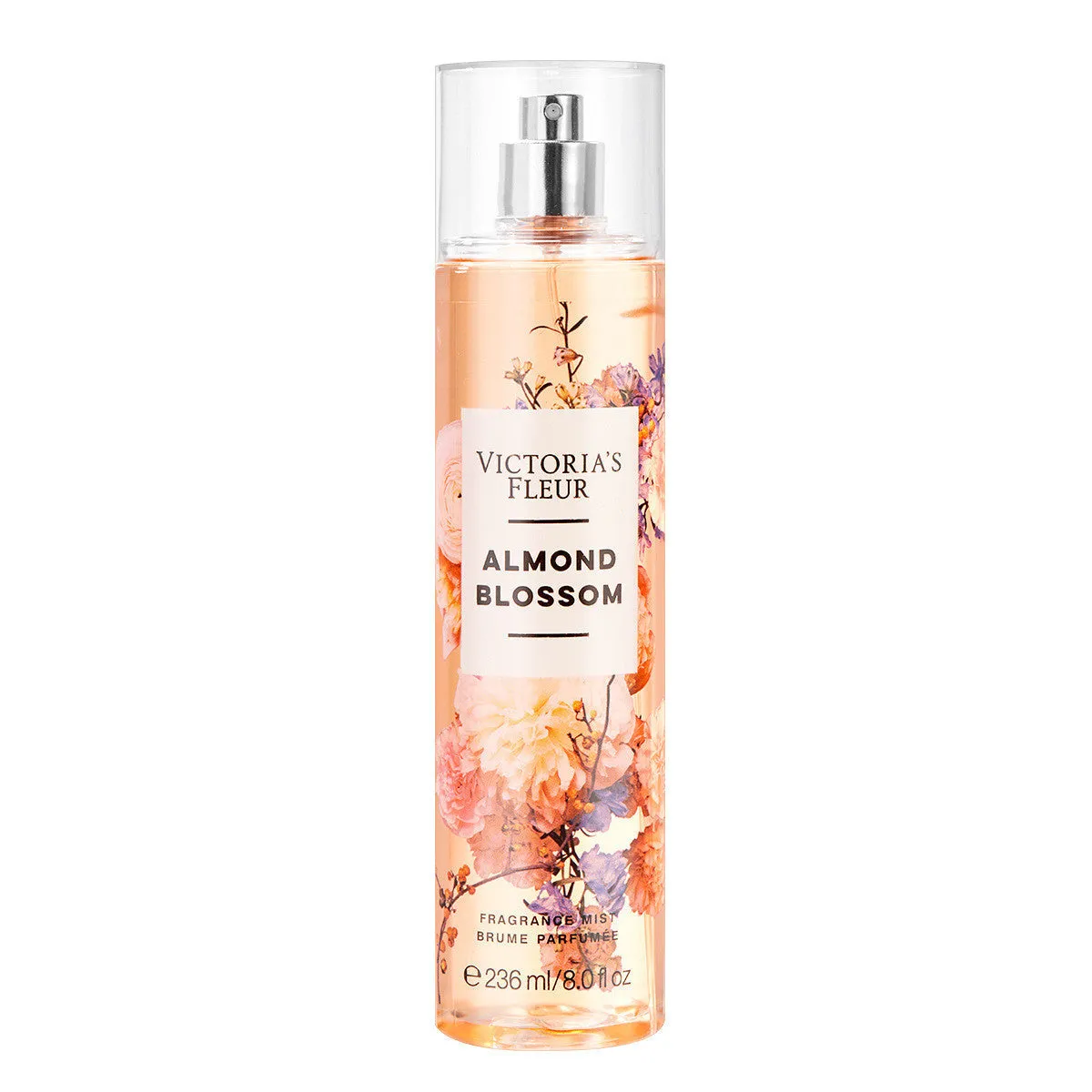 236ml body spray perfume in floral fragrance, four colour variants almond blossom rose cactus blossom berry violet