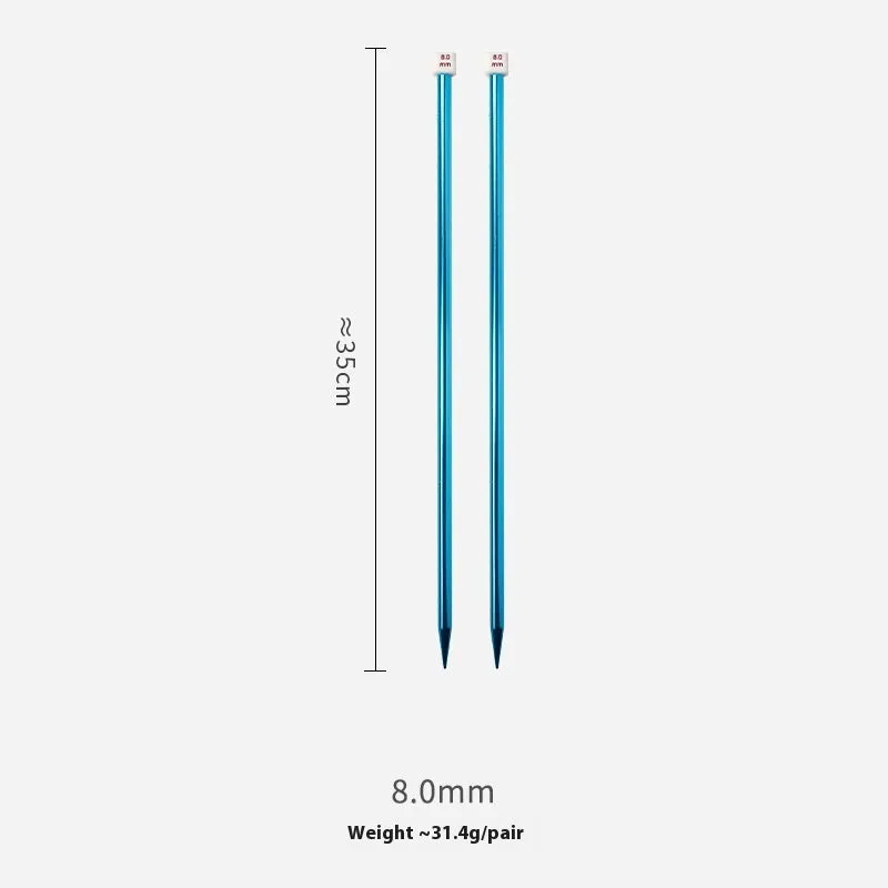 Complete crochet hook set showing multiple sizes from 2.0mm to 10.0mm with protective caps