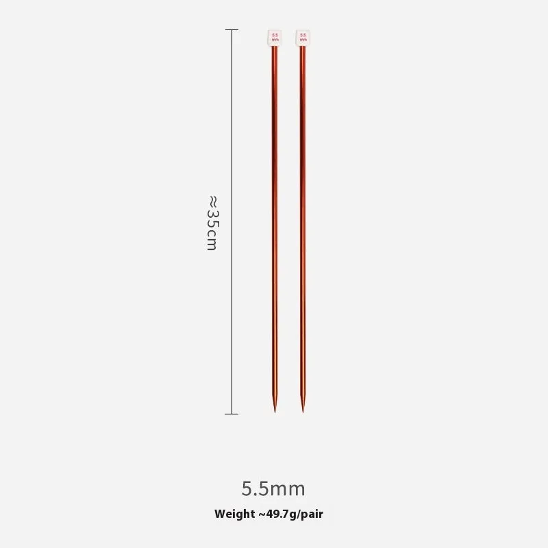 Complete crochet hook set showing multiple sizes from 2.0mm to 10.0mm with protective caps