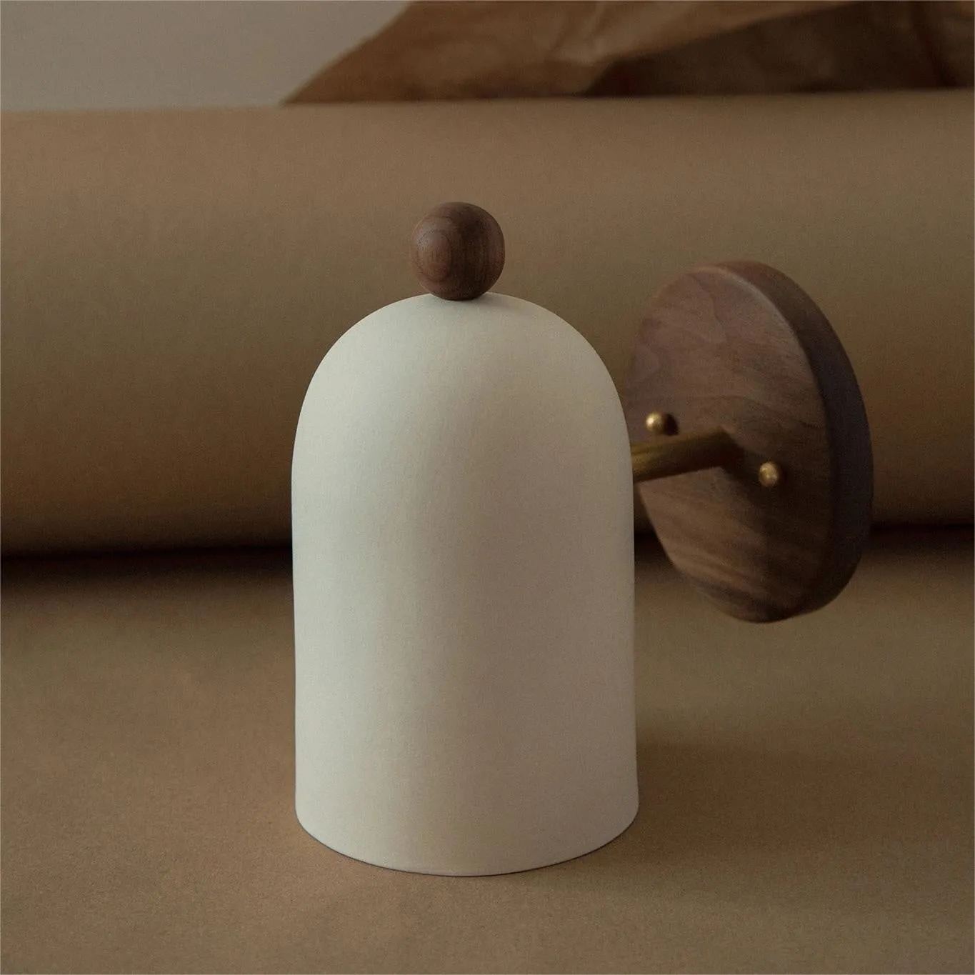 Japanese Zen ball light LED wall lamp black type A rotating 350 degrees