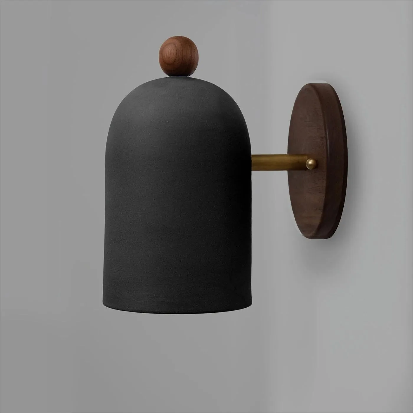 Japanese Zen ball light LED wall lamp black type A rotating 350 degrees