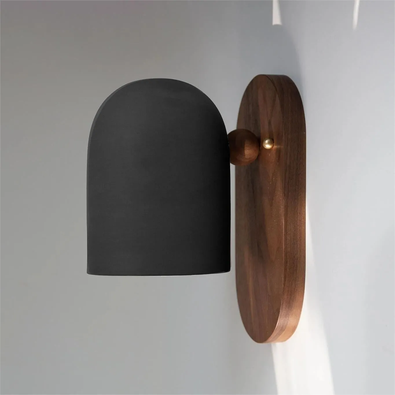 Japanese Zen ball light LED wall lamp black type A rotating 350 degrees