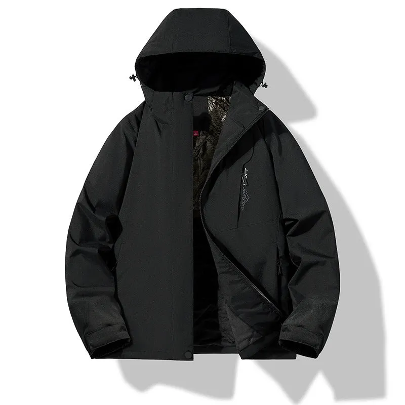 Thick warm cotton-padded jacket for women, windproof waterproof, puzzle pattern, army green colour