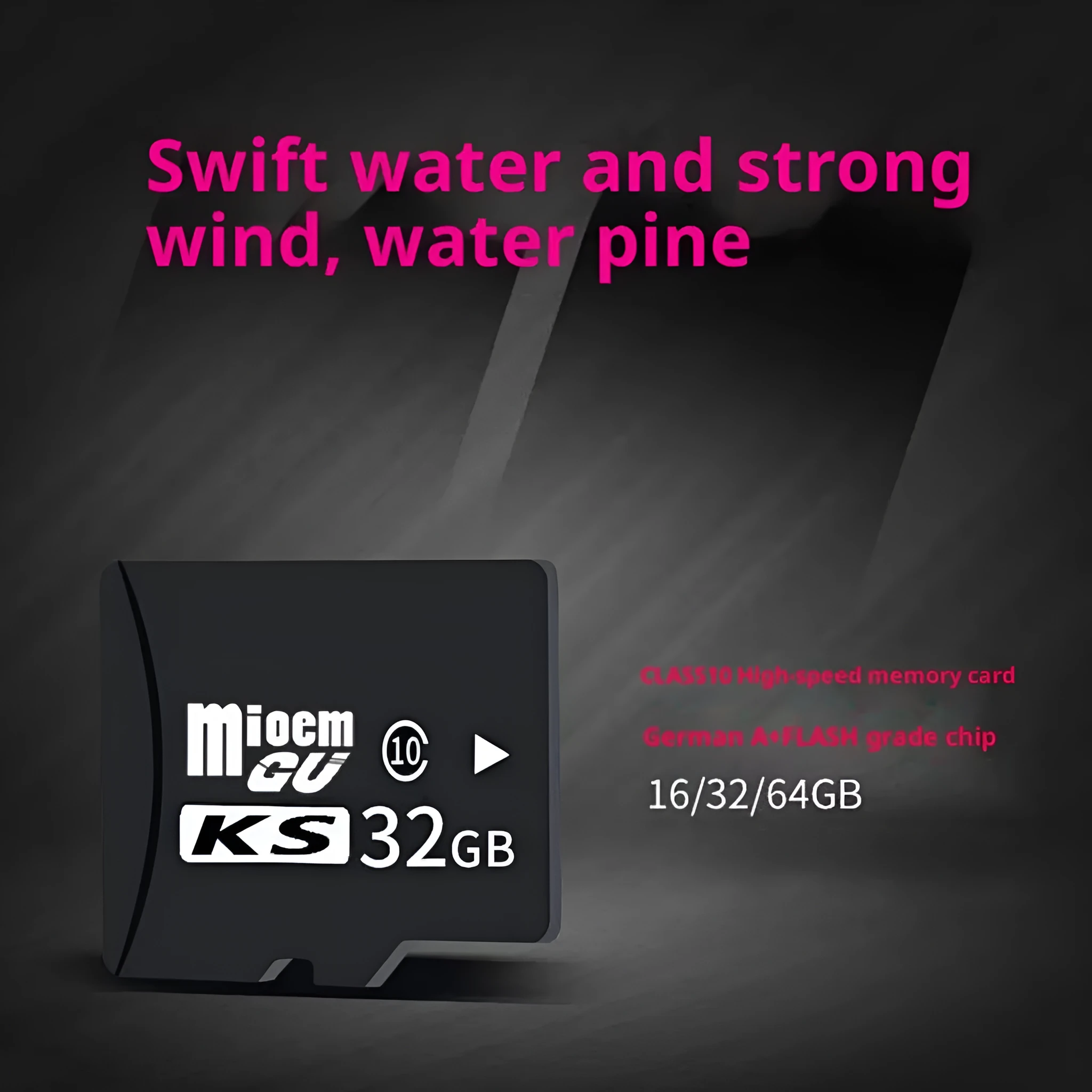 Black TF memory card 32GB Class 10 high speed for camera and dash cam