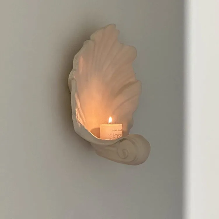 White resin simulation shell fruit plate ornament decorative centrepiece