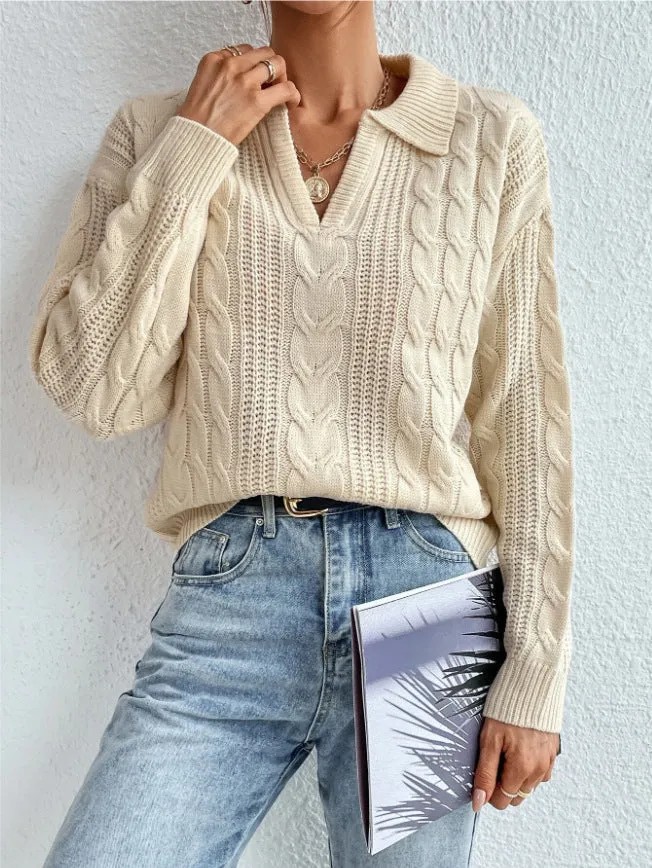 Women's twist thread knitted vest in solid apricot colour, front view, on plain background