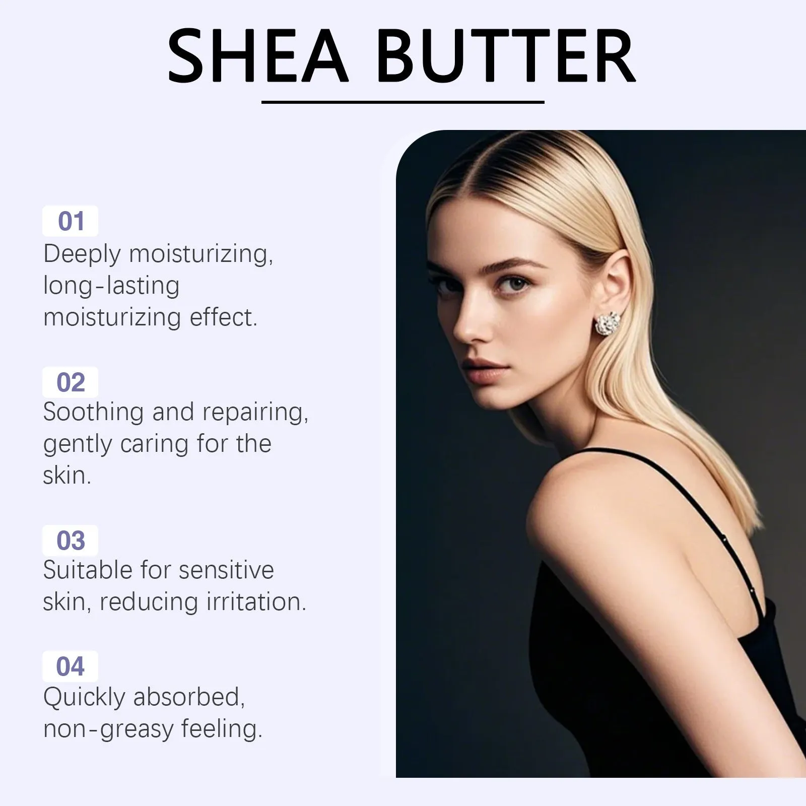 Gentle Shea Butter Moisturising Cream 100g for facial hydration and nourishment