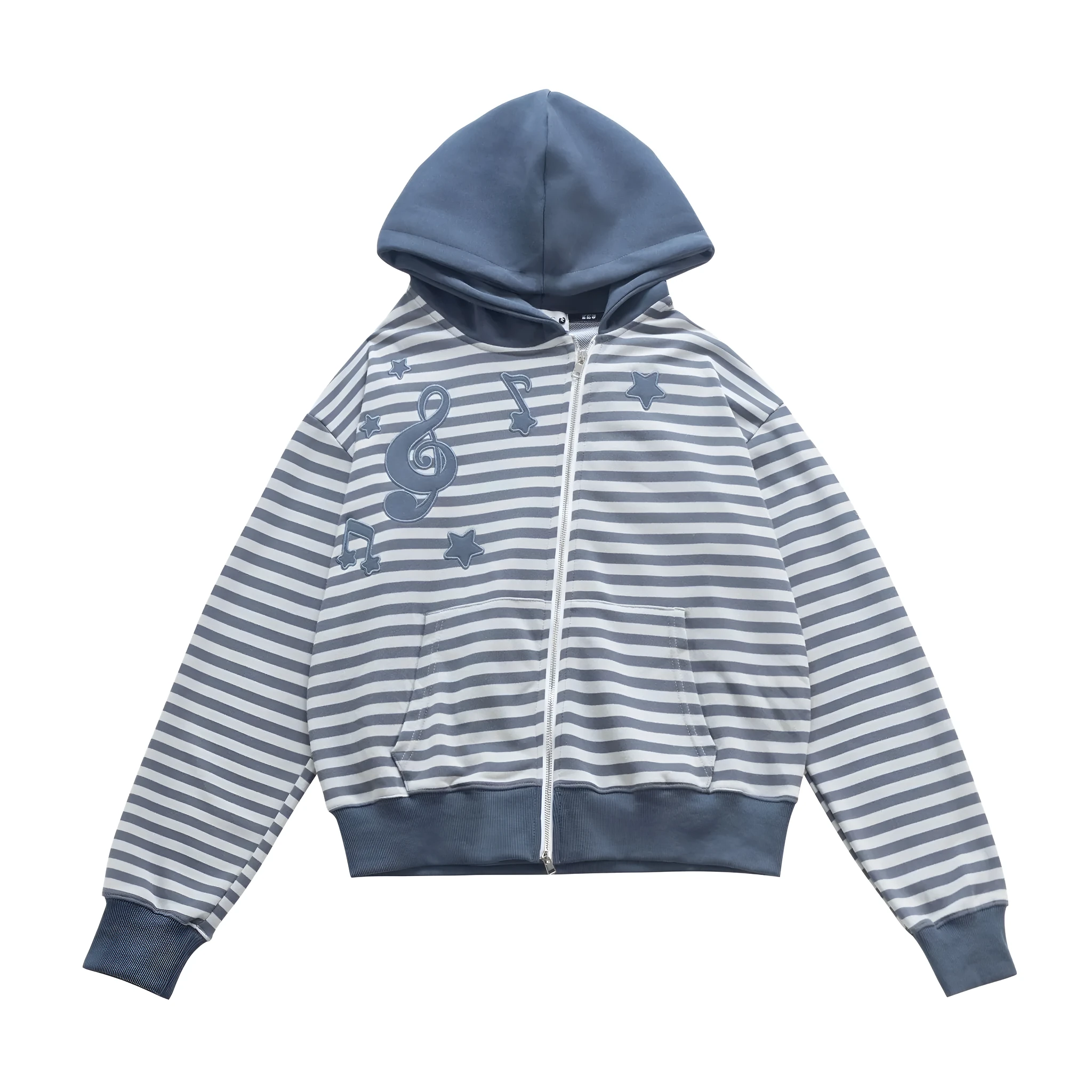 Autumn women's cotton cardigan coat with oblique zipper, short length 40cm, available in gray and purple colours