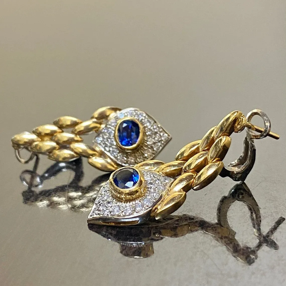 Retro fashion creative women's earrings with snake design in imitation gold colour