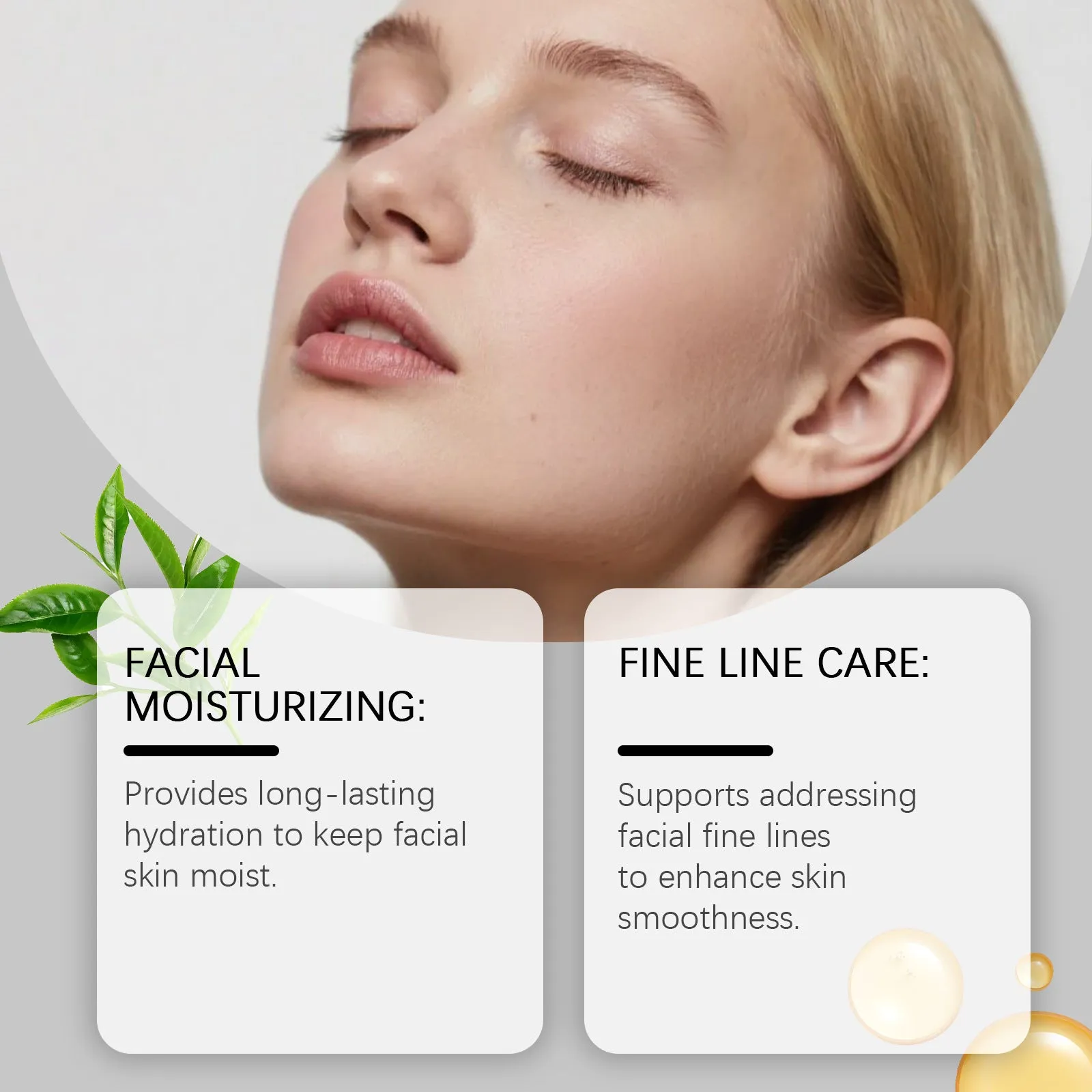 Gentle Nourishing Tea Tree Moisturising Cream in a white 50g jar with green lid