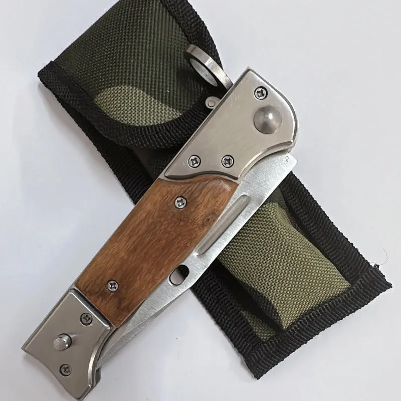 Multifunctional outdoor folding knife with high hardness blade and 11cm handle in 47 style