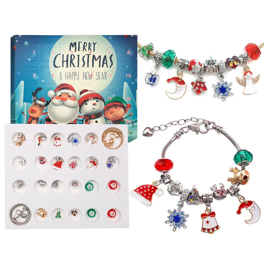 Coming Day Christmas Blind Box Set with alloy and acrylic ornament, one of four styles
