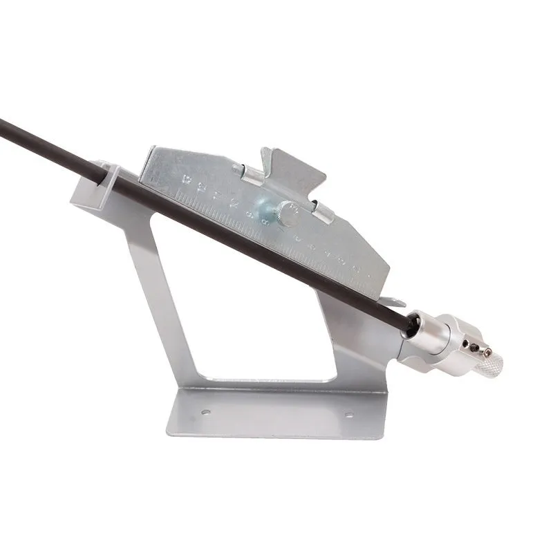 SPG Metal Stick Arrow Bonder fletching jig in stainless steel with blue and silver colour options