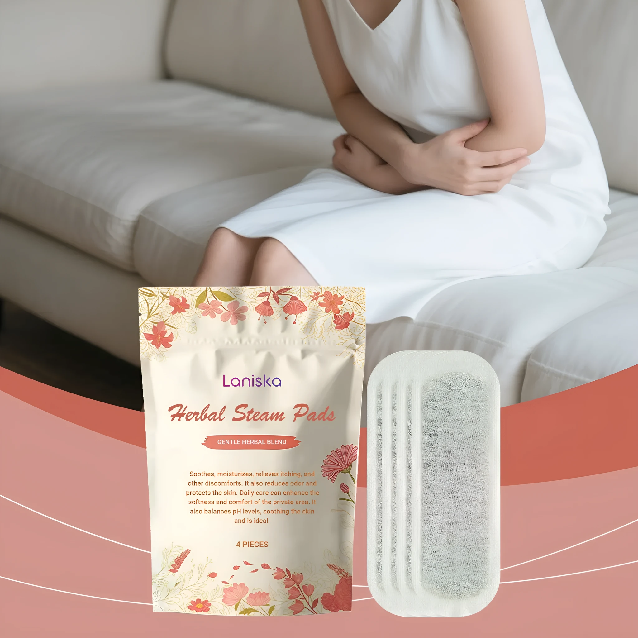 Women's health nursing adhesive bandage care patch 4 pieces box standard specification mild ingredients