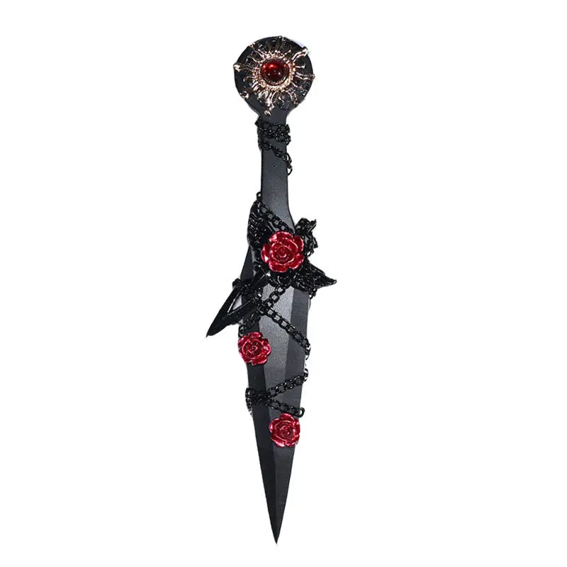 Bicai Bitter Darts handmade metal unpacking art knife in Aurora colour as DIY ornament accessory