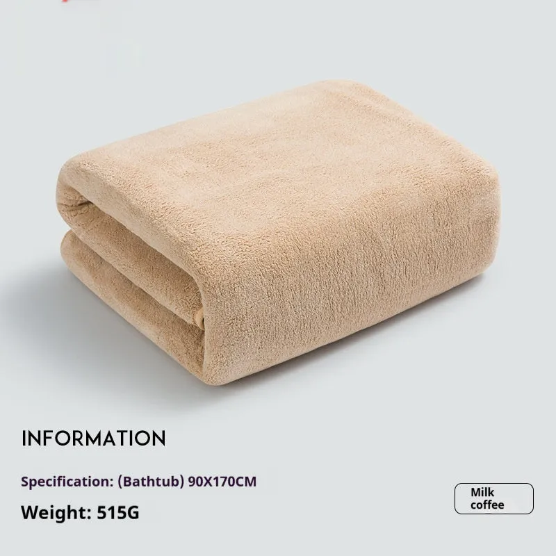 Baby's bath towel in light gray, super soft non-gauze lint-free plain weave 70x140cm