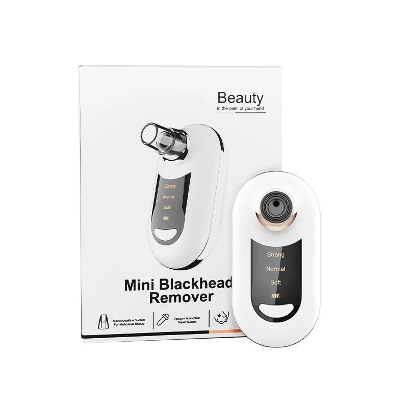 Beauty salon pore vacuum electric blackhead suction device with ABS plating shell in green, pink, red, and white colour options