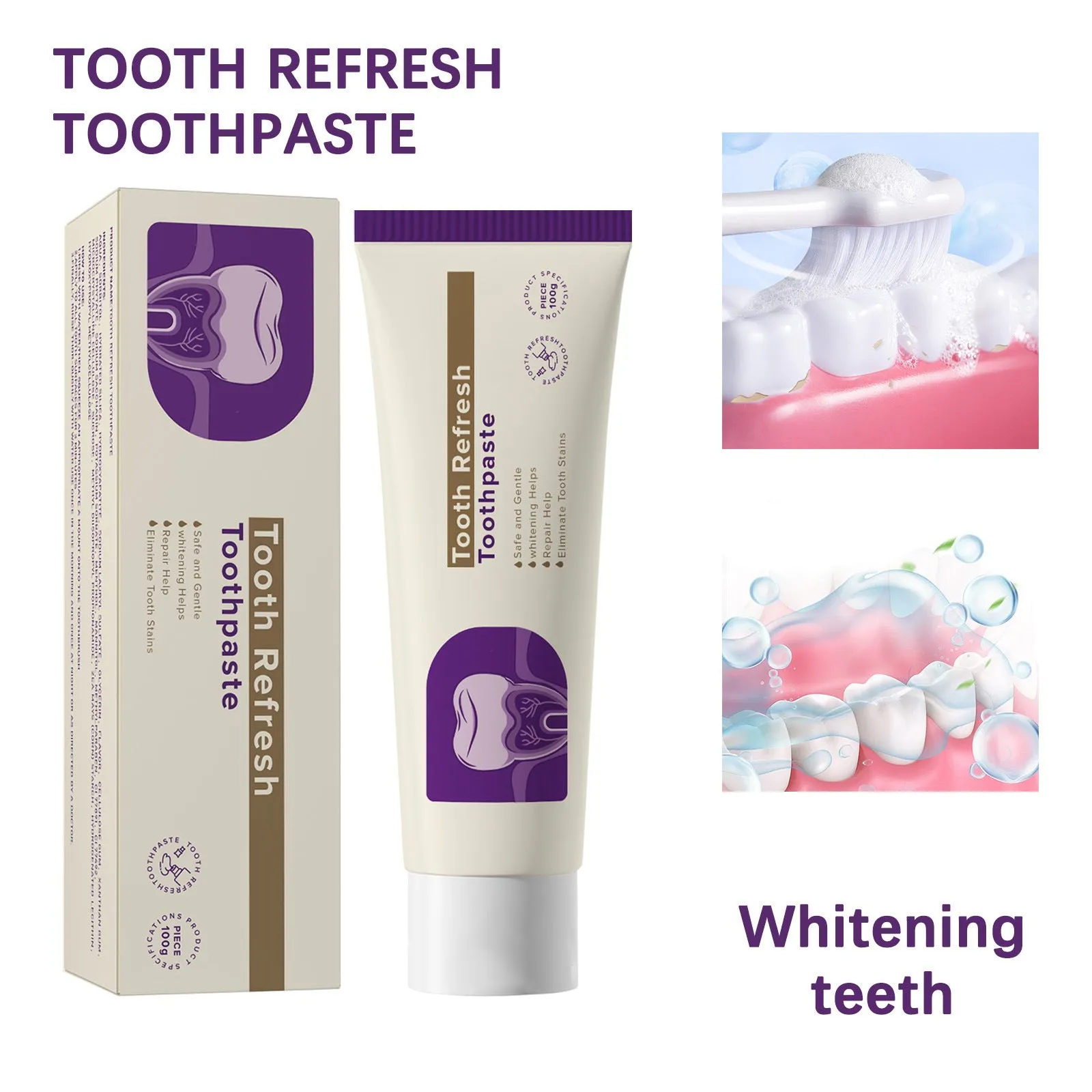 Spearmint oil pulling rinse set with mouthwash and toothpaste in a bathroom setting