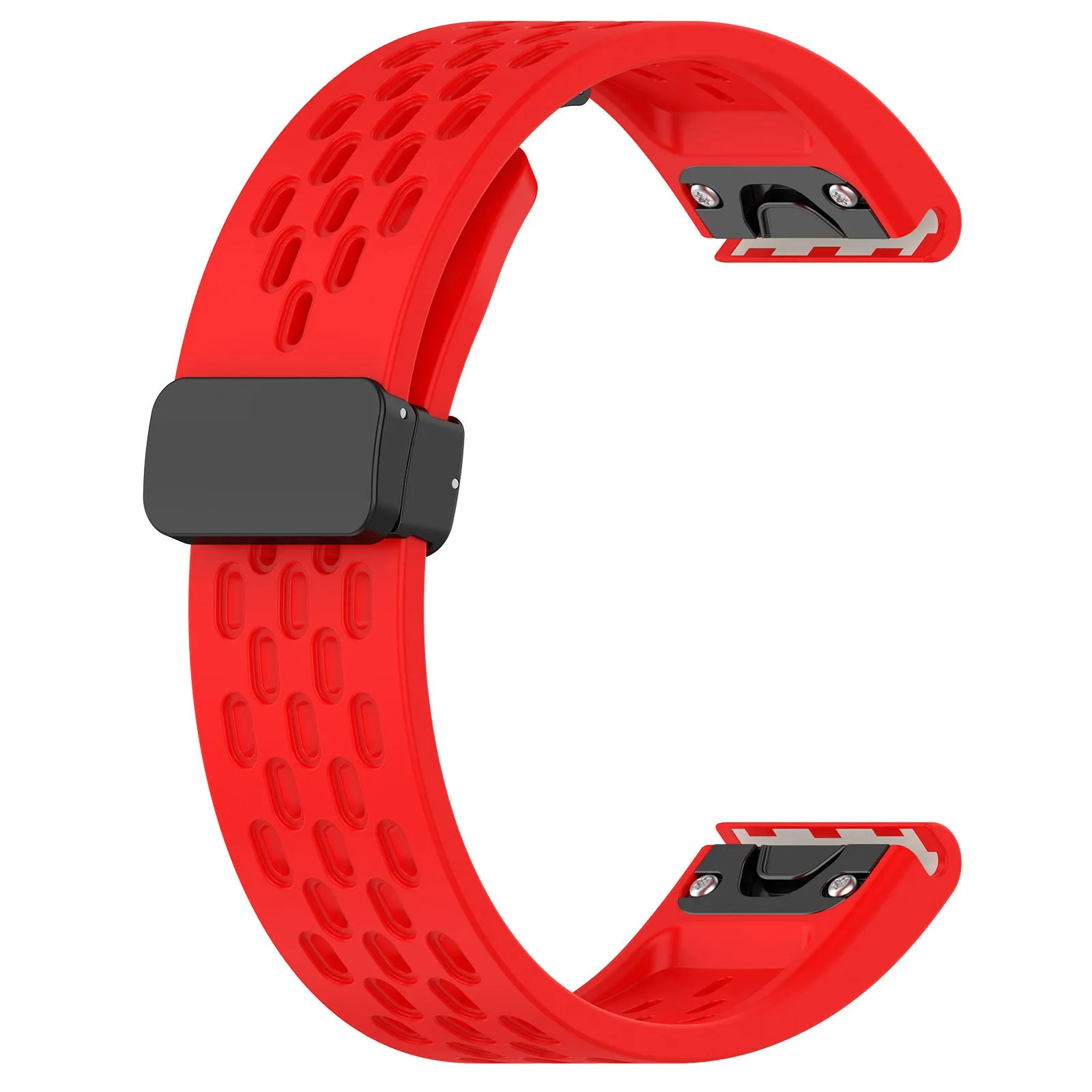 Quick release watch strap for Fenix smartwatches in multiple colours and sizes with tool.