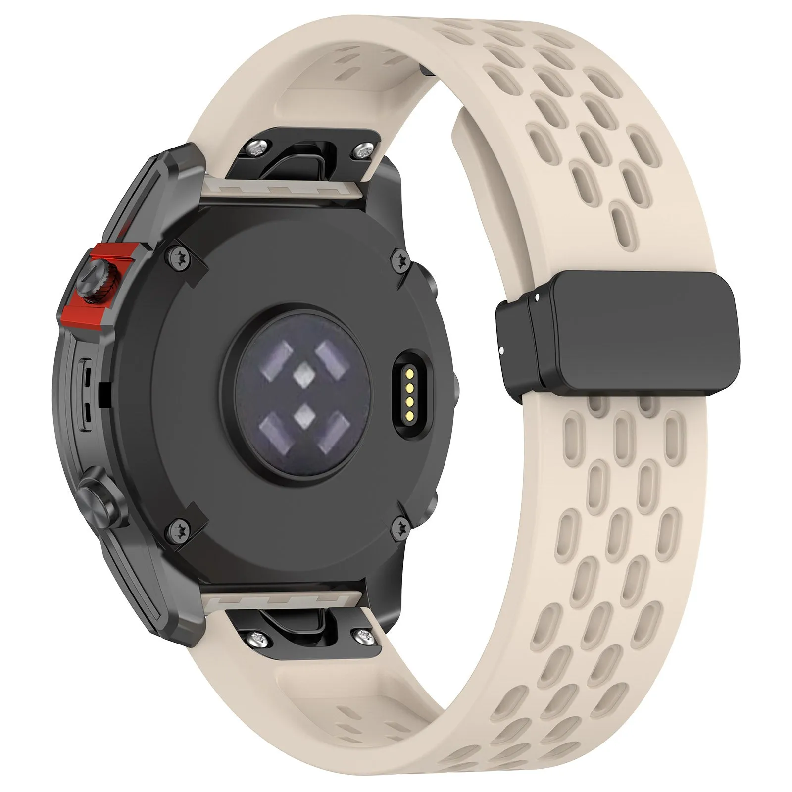 Quick release watch strap for Fenix smartwatches in multiple colours and sizes with tool.