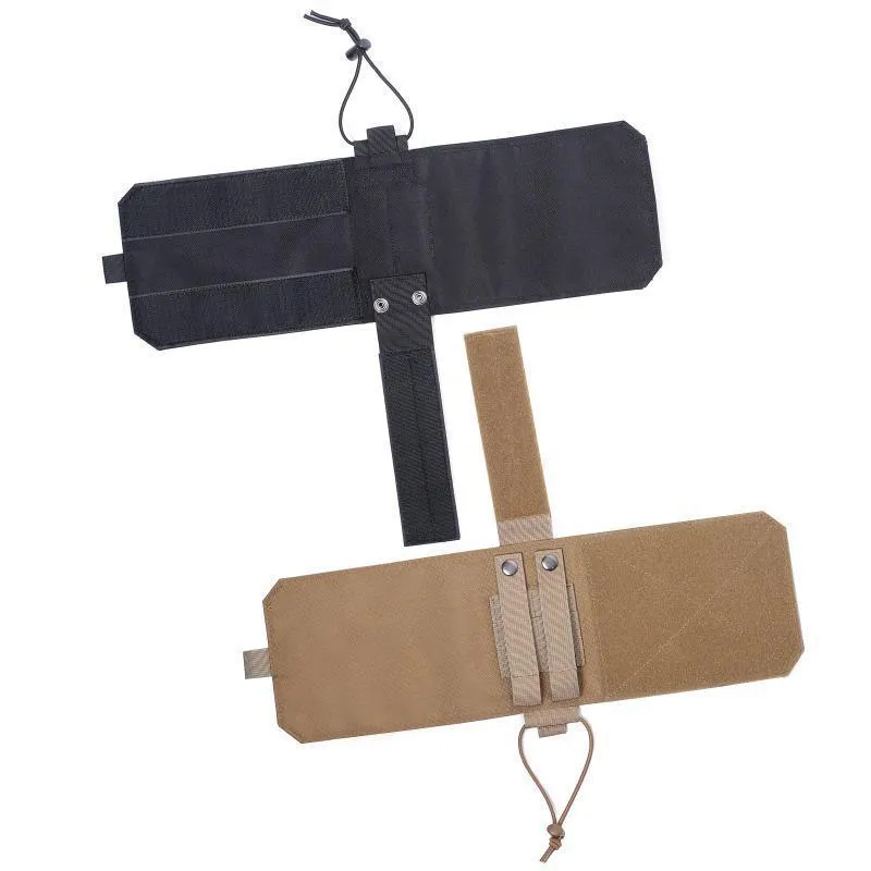 Adjustable Oxford cloth bottle cover for outdoor sports in black and khaki colour options