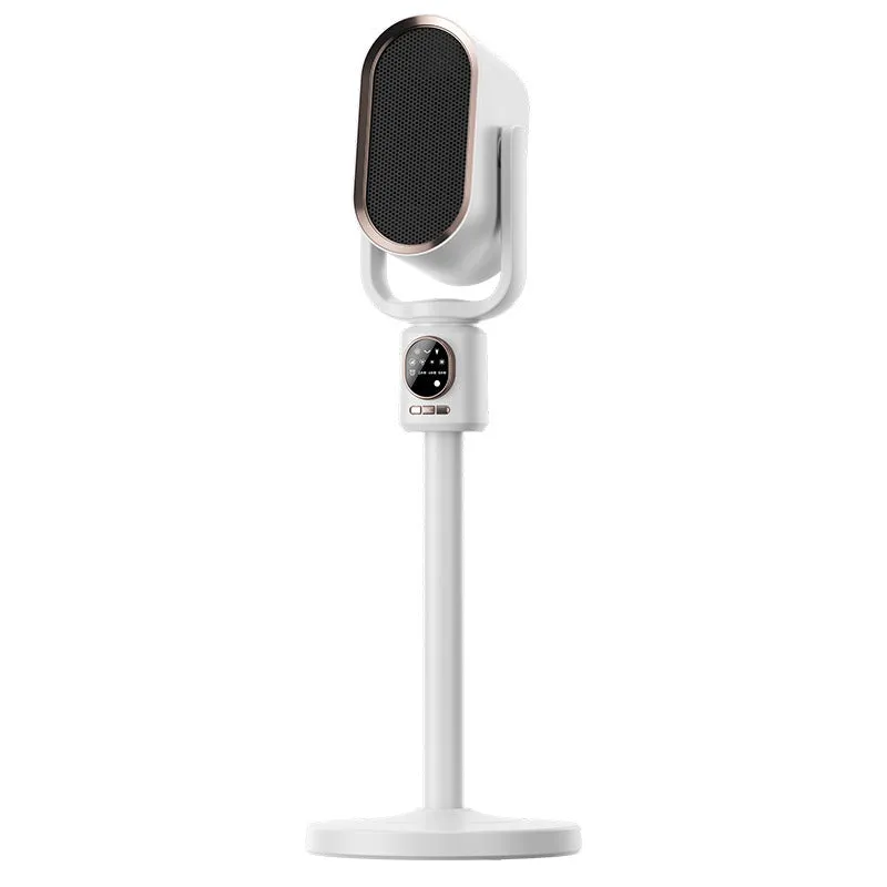 Desktop warm air blower heater with touch controls, 40x920mm size, colour N6, for whole house heating