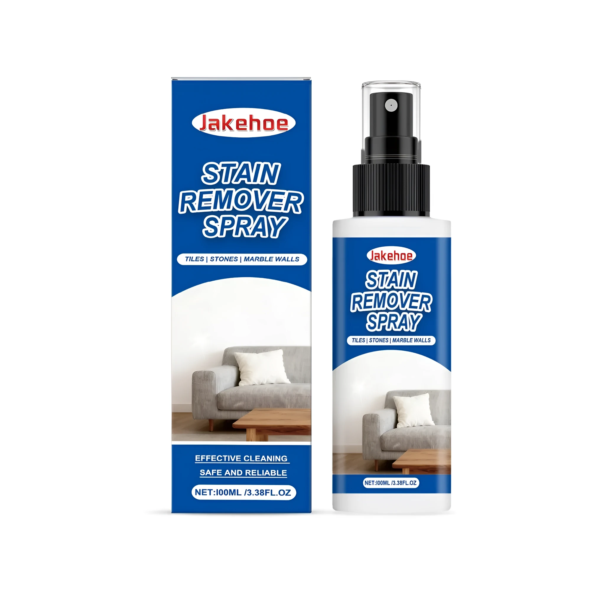 100ml stain remover spray bottle with benzalkonium chloride formula