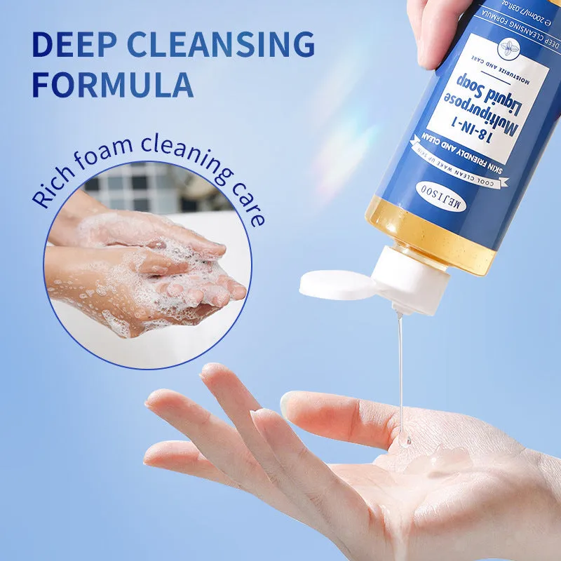 Suitable For Household Herbal Incense 18-in-1 Liquid Soap 200ml - product bottle