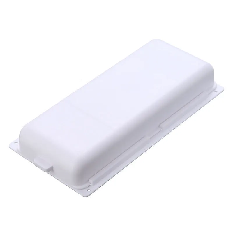 Plastic hidden storage box with drawer that sticks under tables in grey, orange, white or yellow