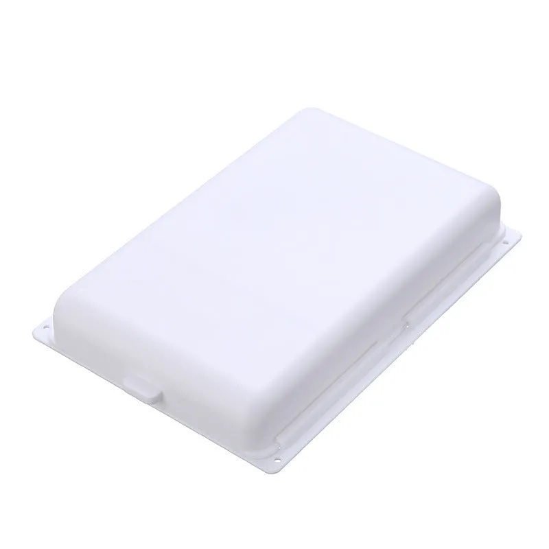 Plastic hidden storage box with drawer that sticks under tables in grey, orange, white or yellow