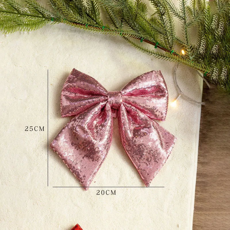 8cm pink foam ball Christmas pendant modern style tree ornament
