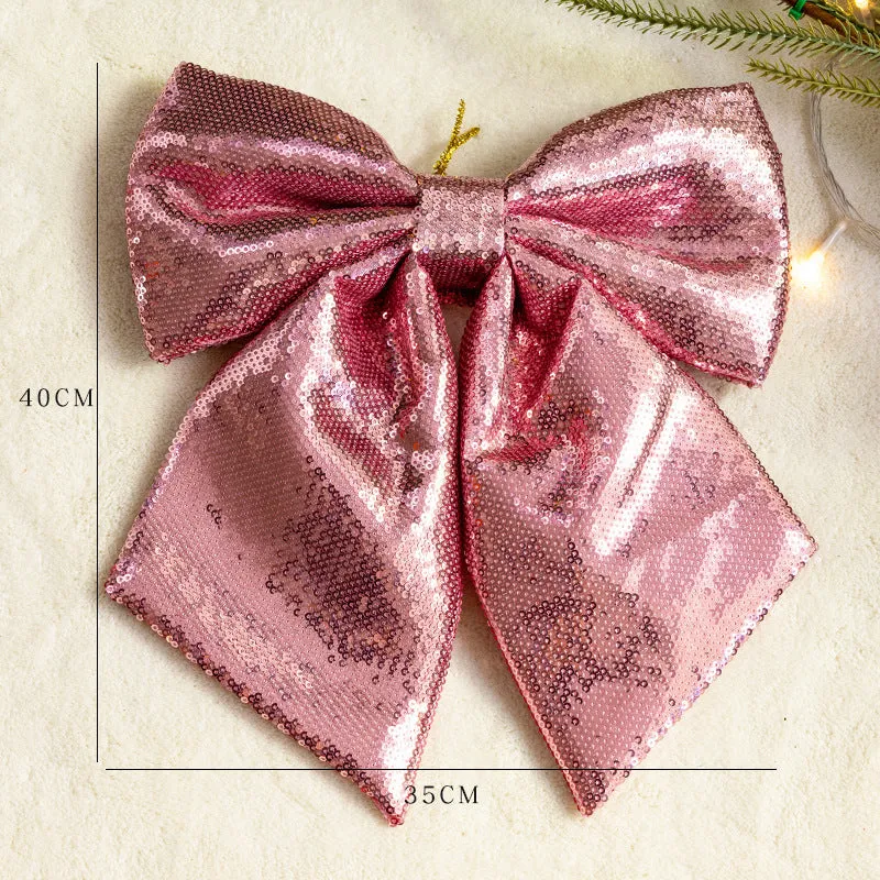 8cm pink foam ball Christmas pendant modern style tree ornament