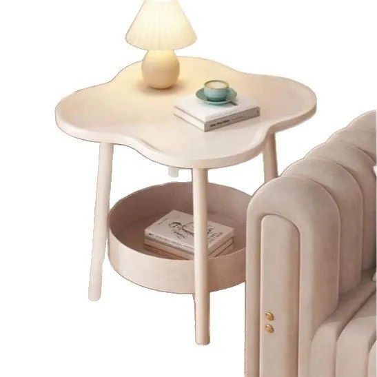 Plastic simple coffee table in Classic Coal colour, 45x39cm