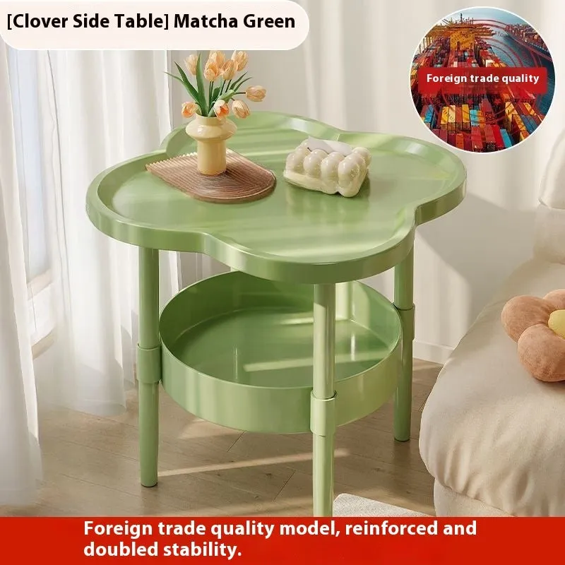 Plastic simple coffee table in Classic Coal colour, 45x39cm