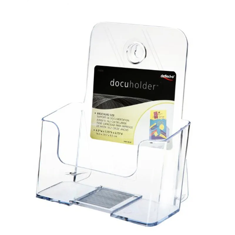 A6 single-layer acrylic desktop document rack for business cards, imported PS material, 9.69x5cm