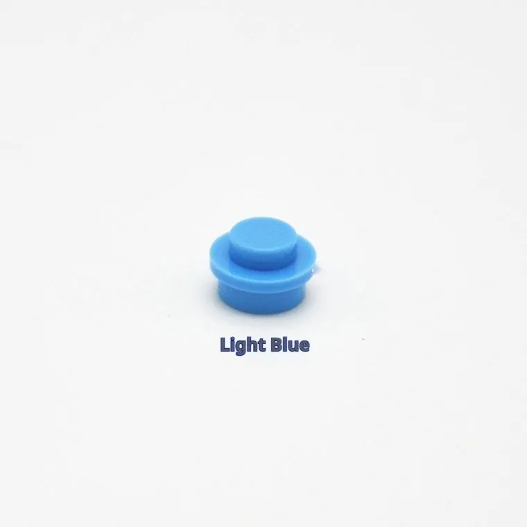 Small particle building block lamp grain bricks in 12 colours, 7.8x3.2mm, bagged 100g