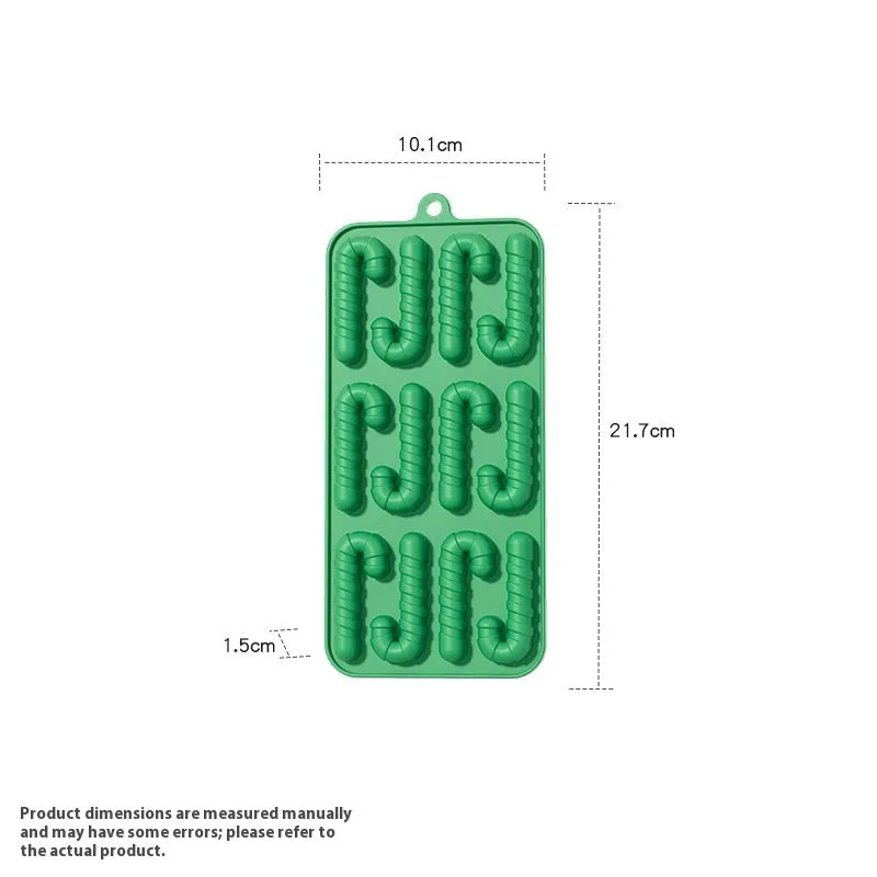 Cartoon pattern silicone cake mould in green, with flexible non-stick surface for home baking