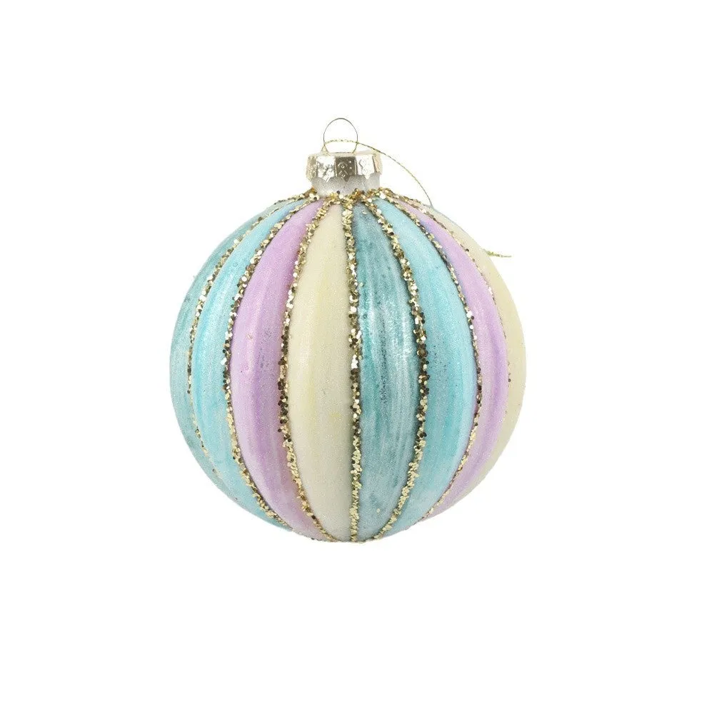 D10CM old silver painted glass Christmas ball pendant with grinding defect, three colour options