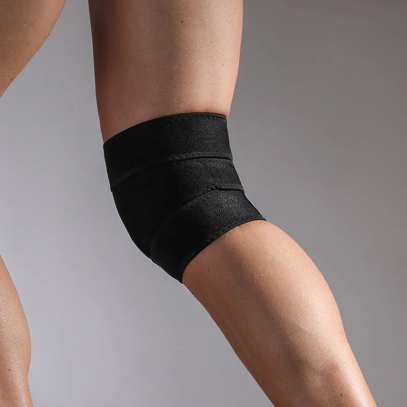 Black neoprene knee pad for running basketball mountain climbing biking dance yoga pressure protective gear