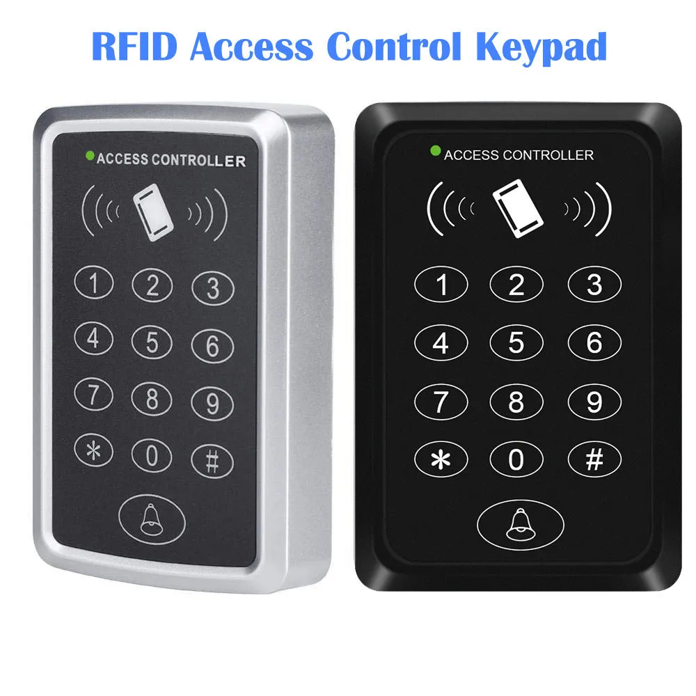 N-B03 ID card access control machine with 10 card buckles on a white background