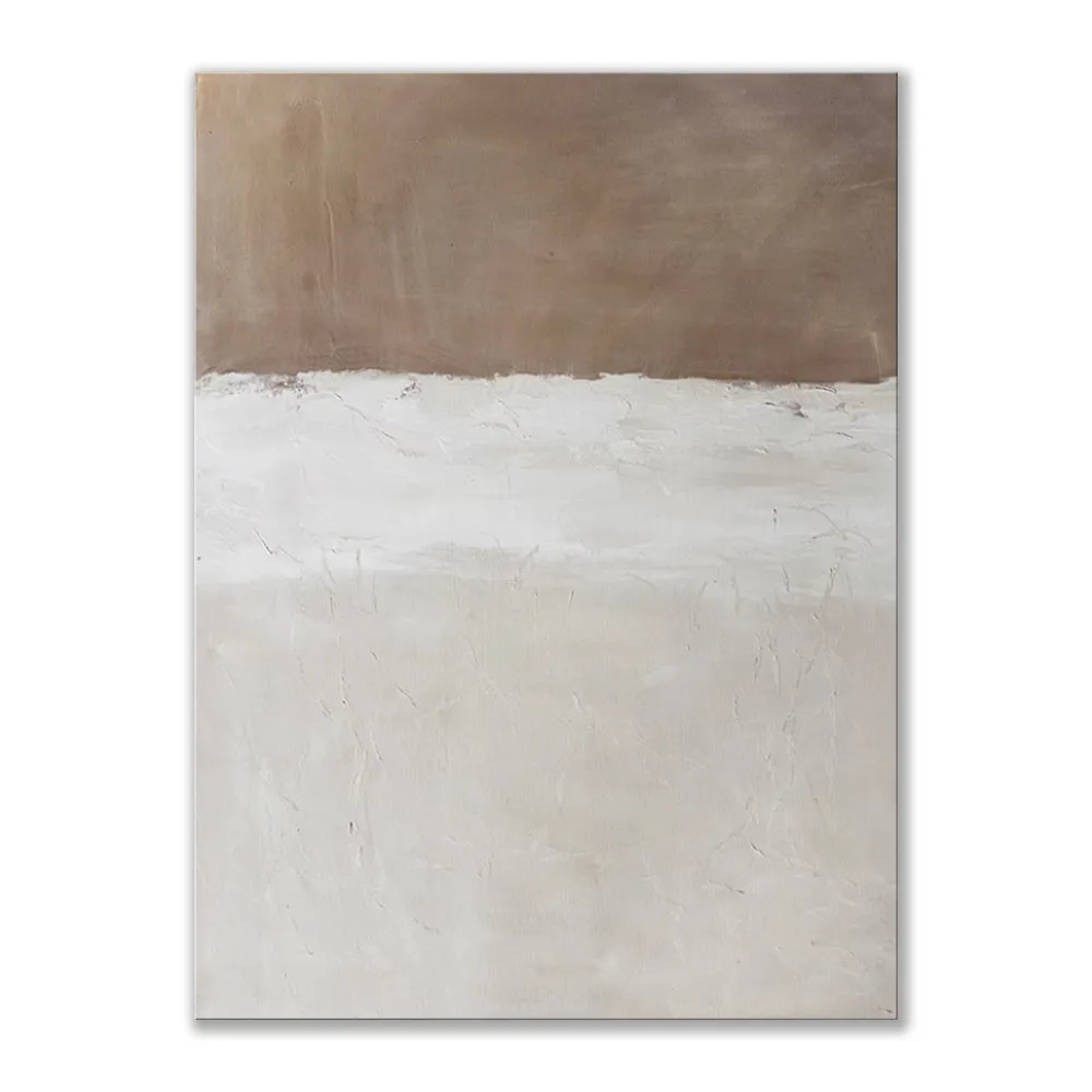 Handmade oil painting canvas wall art abstract modern simple colour contrast rolled frameless unstretched for home living room decor