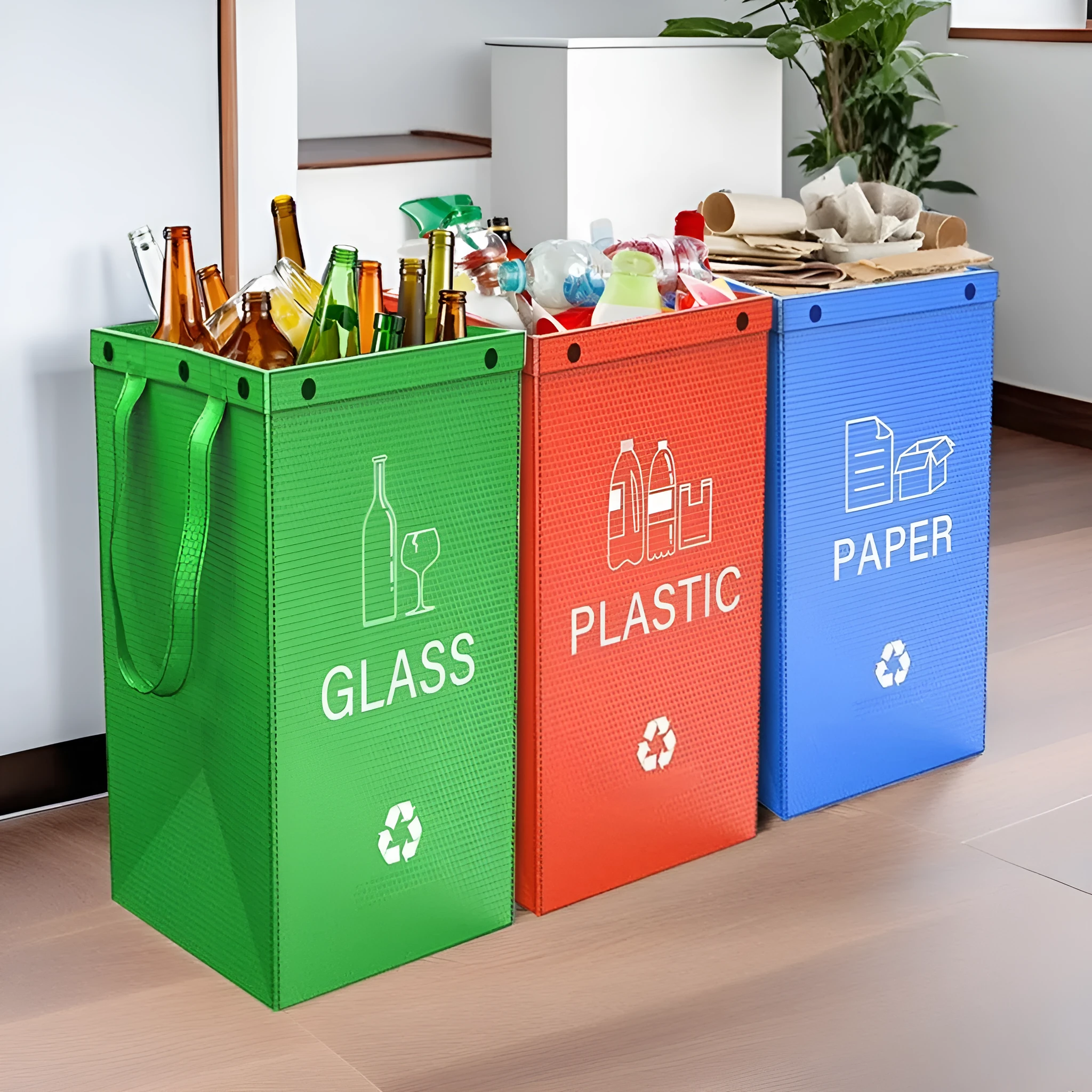 40-litre waterproof PP plastic garbage bag in a selected colour, shown with dimensions 30cm wide by 50cm high.