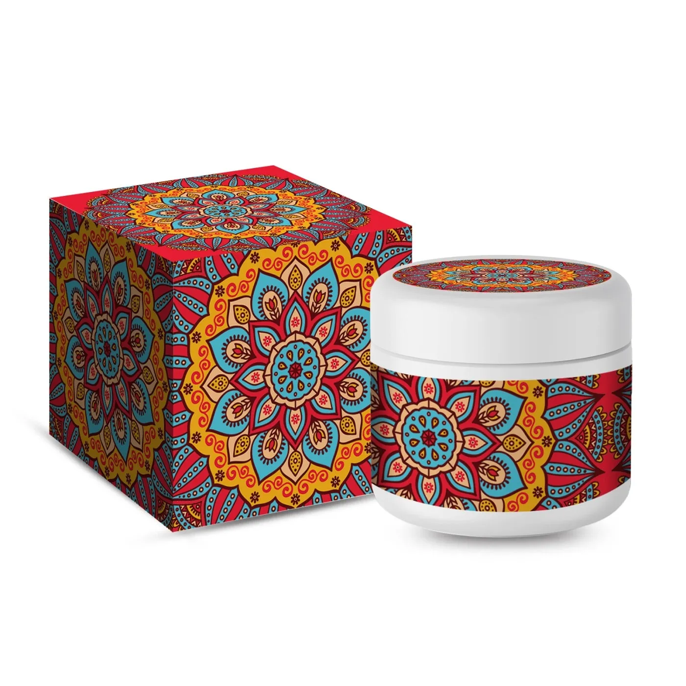 Scented candle with beeswax and botanical extracts, Blue Wind Chimes fragrance style