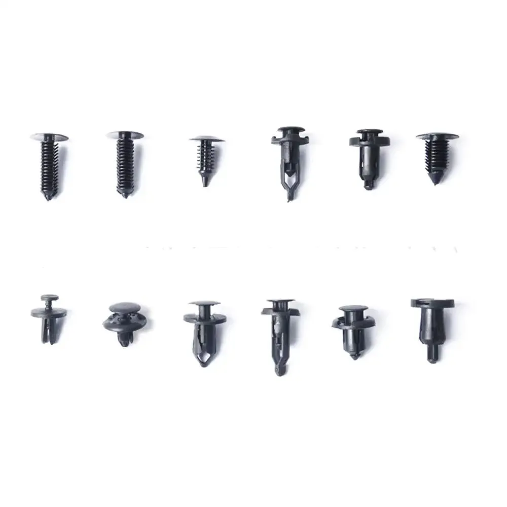 Boxed buckle 240PCS automobile buckle set with plastic car clips and screwdriver in box packaging