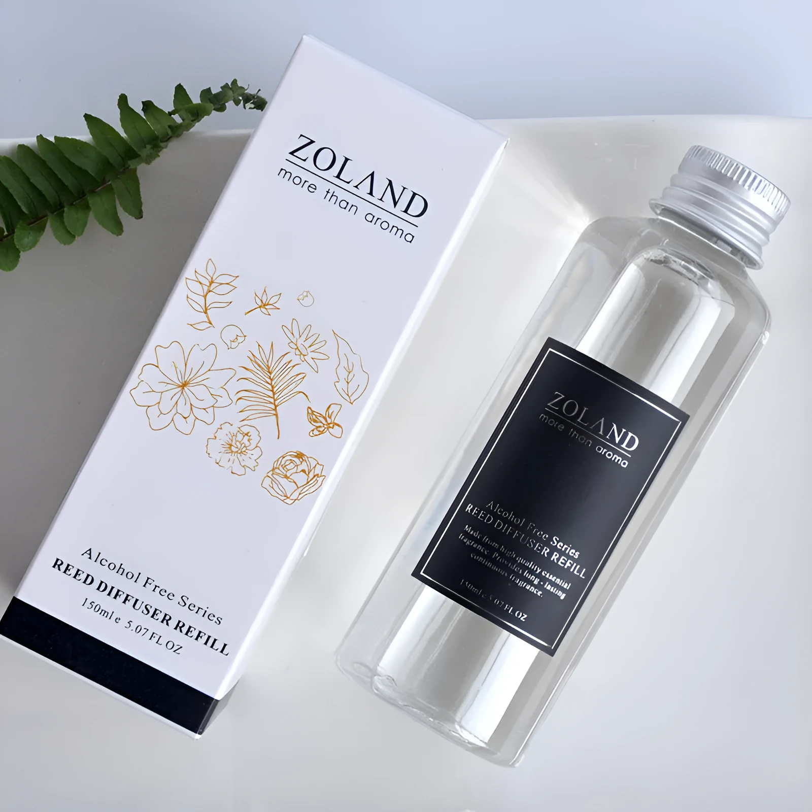 Indoor fragrance air freshening agent aromatherapy oil replenisher refill bottle with multiple scent options including Australian Sandalwood and Black Forest